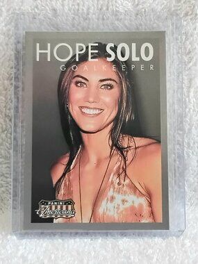 5/$20 Mint 2015 Panini Hope Solo Goalkeeper Americana Card No. 6!!